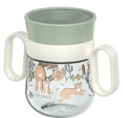Productafbeelding van Mepal - Drinkbeker 360° Mio, Little Dutch - 200 ml - Safari Friends