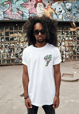 Produktbild von Mister Tee T-Shirt Flamingo Tee White-XS