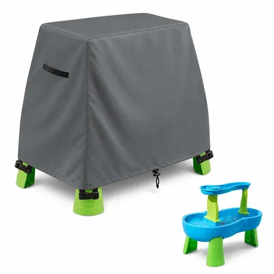 Produktbild von Kinder-Wassertisch-Abdeckung,Schutzhülle für Wasserspielgeräte, Planschbecken und Wassertische,staubdicht und UV-beständig, Outdoor-Spielzeugabdeckung
