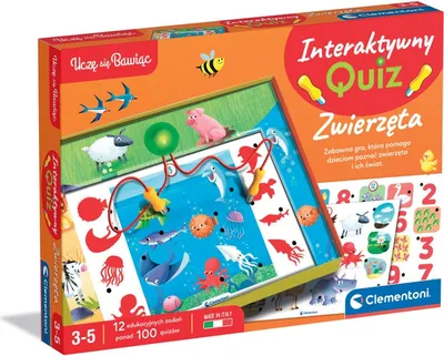 Produktbild von CLEMENTONI Ich lerne mit Spaß! Interaktives Quiz - Tiere 50942
