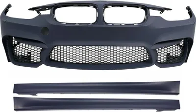 Image de Pare-chocs avant pour BMW Série 3 F30 F31 11-19 grille bas de caisse look M3.