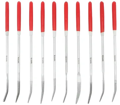 Image de YATO Ensemble de limes diamantées aiguilles 10 pièces