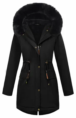 Immagine prodotto di Solidchoice - Parka da donna con cappuccio e fodera in pile