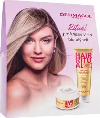Produktbild von Geschenkset mit Haarpflege für blondes Haar Hair Ritual Blonde