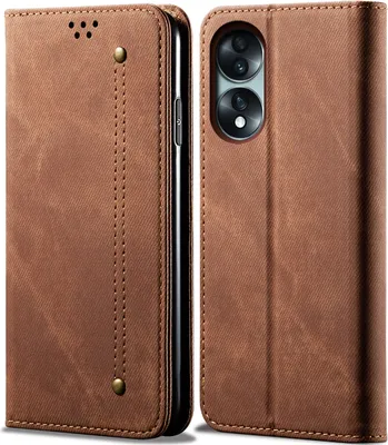 Immagine prodotto di Custodia Honor 70, Custodia a portafoglio in pelle con chiusura magnetica e supporto per Honor 70 Brown