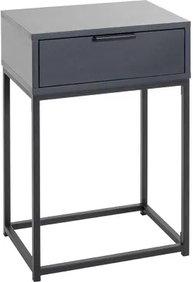 Produktbild von Antraciet und schwarzes Metall-Design-Console-Tisch