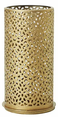 Produktbild von 4 Duni Kerzenhalter Bliss, gold, Metall, 176149