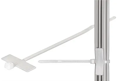 Produktbild von Kabelbinder mit BeschriftungsfeldFeldgröße 25 x 8 mm