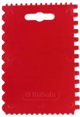 Obrázek produktu pro Univerzální plastová stěrka, zuby, 90 x 135 mm