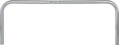 Produktbild von Absperrbügel 200 x 75 cm Stahl feuerverzinkt Ø 60 mm zum Einbetonieren Fahrradanlehnbügel