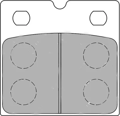 Produktbild von Ferodo Fdb108st Sinterbremsbeläge Silber  Silber One Size