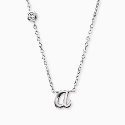 Produktbild von Engelsrufer Buchstaben A Kette Silber ERN-INITIAL-A mit Zirkonia