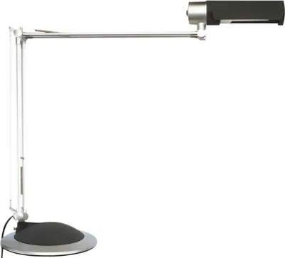 Produktbild von MAUL Tischleuchte MAULoffice E27 LED 3.000 K Klemmfuß Standfuß silber