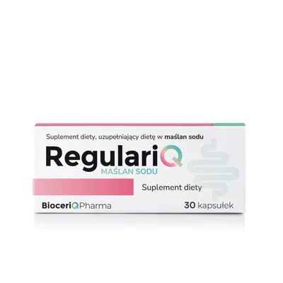 Zdjęcie produktu dla BioceriQ RegulariQ – maślan sodu 30 kaps.