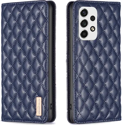 Produktbild von Galaxy A53 5G Hülle, Elegant Bookstyle Flip Leder Kartenfächer Schutzhülle mit Ständer für Samsung Galaxy A53 5G Blau