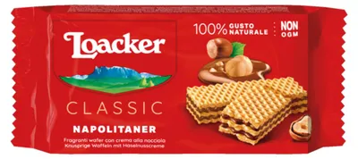 Immagine prodotto di Loacker Classic Napolitan fiocchi di wafer con crema di nocciole 135g