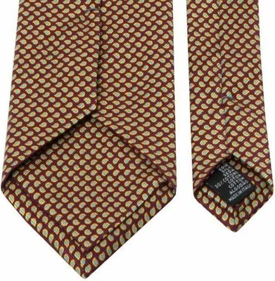 Produktbild von Herren Krawatte Bordeaux mit Paisley-Muster für formelle Anlässe