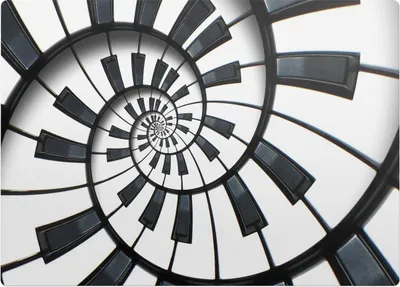 Produktbild von Spiralschlüssel – Bodenschutzmatte – Rutschfest – Schutzmatte für Büro – Vinylmatte – Stuhlunterlage  – 140 x 100 cm