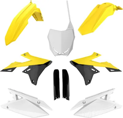 Productafbeelding van POLISPORT complete kuipset 9, geel/wit/zwart, voor Suzuki RM-Z