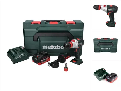 Obrázok produktu pre Metabo SB 18 LTX BL Q I Akumulátorová príklepová vŕtačka 18 V 130 Nm bez kefiek + 1x akumulátor 5,5 Ah + nabíjačka + metaBOX
