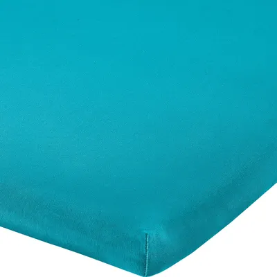 Produktbild von Erwin Müller Topper-Spannbettlaken Freising" türkis 120x200 cm - 130x220 cm"