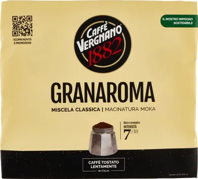 Zdjęcie produktu dla Kawa mielona Gran Aroma 500g - Caffe Vergnano