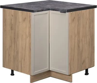 Imagen del producto de Armario de esquina Vicco Fame-Line GrisBeige 80.5 cm , ET Antracita, Model 50324