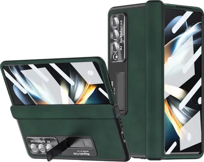 Produktbild von Für Samsung Galaxy Z Fold4 5G 360 Grad Napa Magnetische Handy Tasche Etuis Cover