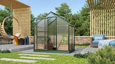 Obrázok produktu pre Skleník Vitavia Venus 2500 polykarbonát 6 mm 195x131 cm zelený