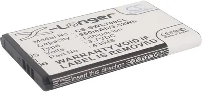 Zdjęcie produktu dla TECHTEK Bateria kompatybilny z [Swissvoice] L7, SV 20405855 zastępuje 43048