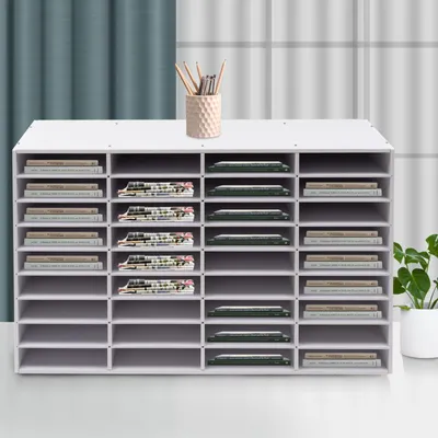 Obrázek produktu pro Organizér dokumentů - 36 přihrádek - Stohovatelná třídicí složka - 110x33x15 cm - PVC - Pro kancelář