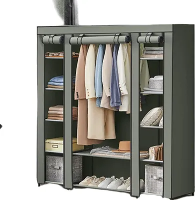 Produktbild von Stoffgarderobe – Vlies – platzsparend – 45 x 150 x 175 cm