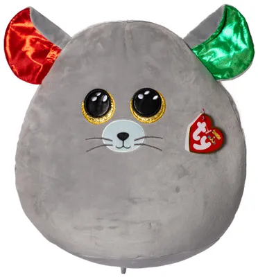Produktbild von Ty Squish-a-Boo's, "Chipper", Maus, XMAS 2021, unterschiedliche Größen : "Chipper", Maus, ca. 35 cm