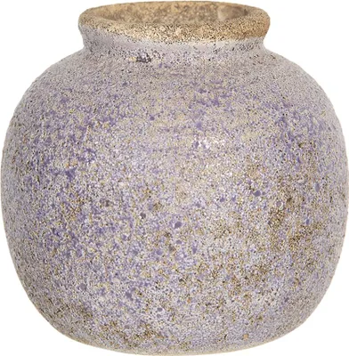 Produktbild von Clayre & Eef Vase 8 cm Violett Keramik
