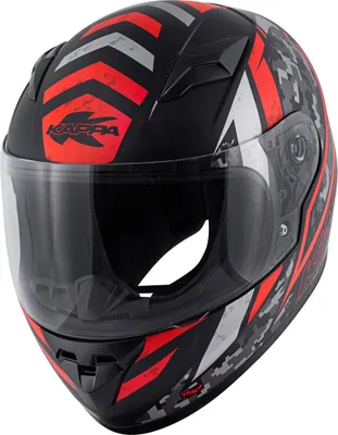 Obrázek produktu pro KAPPA KJ04 Evo Prox dětská motocyklová přilba matná černá červená velikost JL