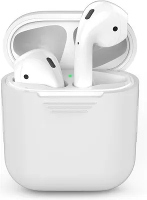 Zdjęcie produktu dla Etui silikonowe | przeznaczone do AirPods | kolor: biały