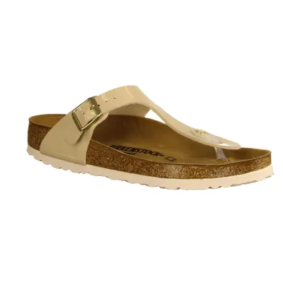 Produktbild von Birkenstock  Gizeh BS 1013075 Zehenstegpantolette, Damen, Birko-Flor, Sand,NEU - Damenschuhe Pantolette /  Zehentrenner, Beige
