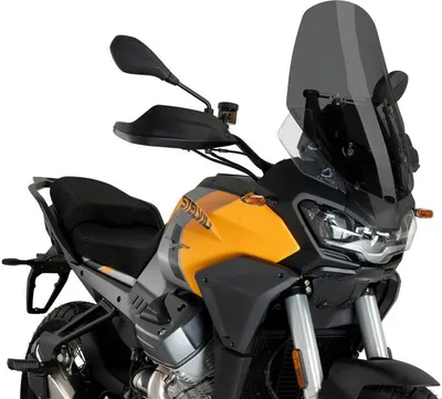 Zdjęcie produktu dla Ciemna, przyciemniana szyba turystyczna PUIG z homologacją ABE dla Moto Guzzi