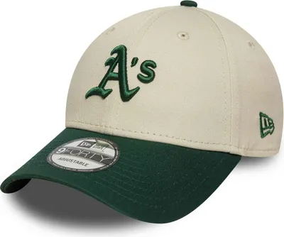 Produktbild von New Era MLB 9FORTY Colour Block Oakland Athletics beige/green