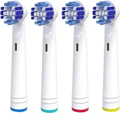 Produktbild von BMK Zahnbürsten für Oral-B, 4 Stück - kompatibel mit Oral-B EB20 Precision Clean