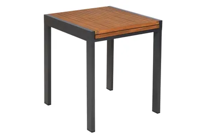 A product shot of a small table.