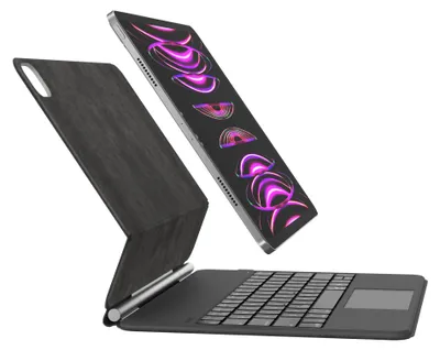 Produktbild von Belkin Pro Tastatur Case mit Trackpad für iPad Air 13" / iPad Pro 12.9", Schwarz, Bluetooth, Deutsch,