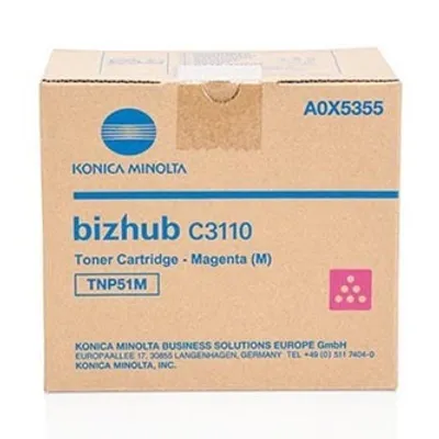 Image de Toner KONICA MINOLTA A0X5355 BIZHUB C3110 MAGENTA
