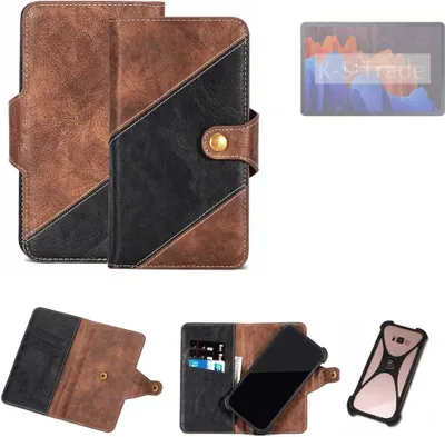 Produktbild von K-S-Trade Handyhülle Schutzhülle Bookstyle Case kompatibel mit Oppo A53 (2020) Klapphülle Cover Hülle Schutztasche 1x