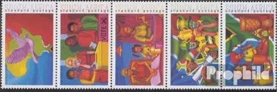 Produktbild von Briefmarken Südafrika 2004 Mi 1553-1557 Fünferstreifen (kompl.Ausg.) gestempelt 10 Jahre Demokratie