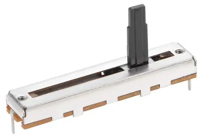 Schiebepotentiometer B100K, 45 mm, 1 Stück, Dimmer