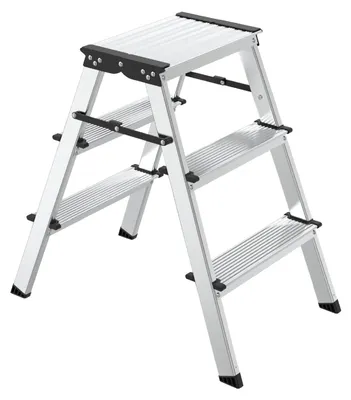 Image de Tabouret pliant en aluminium avec 3 marches