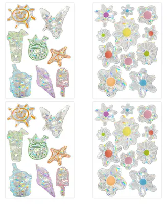 Produktbild von Suncatcher Sticker - Selbstklebend - Fensterdekoration - 38 Stück Bunte Fensterbilder