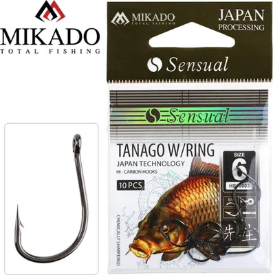 Produktbild von MIKADO TANAGO 10 scharfe Allround Angehaken mit Öhr Rig - Haken #4