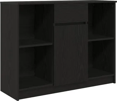 Produktbild von Sideboard mit Schublade Schwarz Eichen-Optik 101x35x76 cm